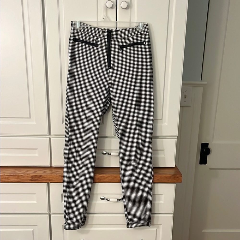 Black and White Checkered Women’s Pants